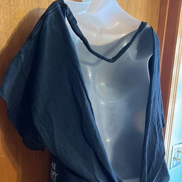Black American Horror Story Open Back DIY Baggy T-Shirt L/XL - Picture 5 of 8